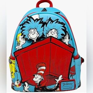 Dr. Seuss Colorful Loungefly Backpack